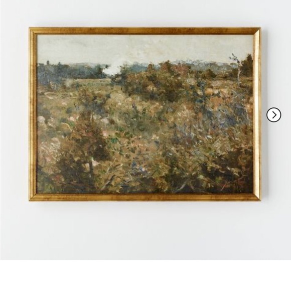Landscape Study Framed Wall Canvas Antique Gold - designed with Studio McGee